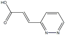 (E)-3-(3-Pyridazinyl)acrylic acid Struktur