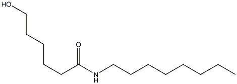 6-Hydroxy-N-octylhexanamide Struktur