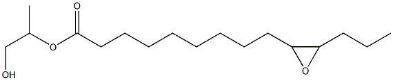 10,11-Epoxymyristic acid 2-hydroxy-1-methylethyl ester Struktur