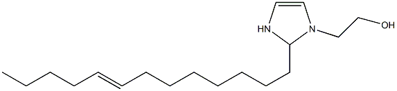 2-(8-Tridecenyl)-4-imidazoline-1-ethanol Struktur