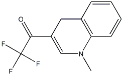 1-Methyl-3-(trifluoroacetyl)-1,4-dihydroquinoline Struktur