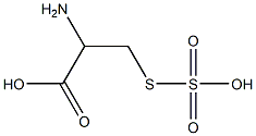 2-Amino-3-(hydroxysulfonylthio)propionic acid Struktur