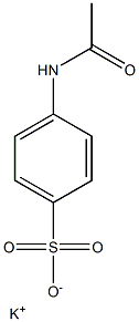 4-Acetylaminobenzenesulfonic acid potassium salt Struktur