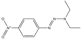 1-(4-Nitrophenyl)-3,3-diethyltriazene Struktur