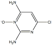 6-Chloropyrimidine-2,4-diamine3-oxide Struktur