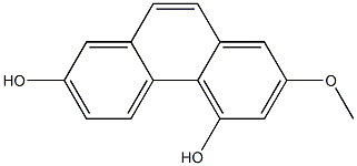 2-Methoxyphenanthrene-4,7-diol Struktur