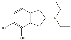 2-(Diethylamino)indane-4,5-diol Struktur