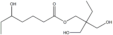 5-Hydroxyheptanoic acid 2,2-bis(hydroxymethyl)butyl ester Struktur