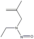 N-Ethyl-2-methyl-N-nitroso-2-propen-1-amine Struktur