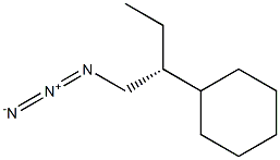 [R,(+)]-2-Cyclohexylbutyl azide Struktur