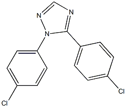 1,5-Bis(4-chlorophenyl)-1H-1,2,4-triazole Struktur