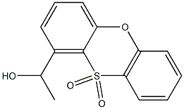 1-(1-Hydroxyethyl)phenoxathiin 10,10-dioxide Struktur