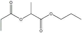 2-(Propionyloxy)propionic acid propyl ester Struktur