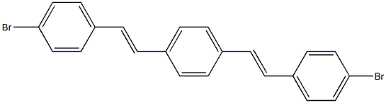 1,4-Bis[(E)-4-bromostyryl]benzene Struktur