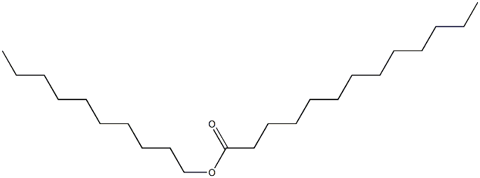 Tridecanoic acid decyl ester Struktur