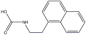 2-(1-Naphtyl)ethylcarbamic acid Struktur