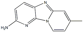 2-Amino-7-methyldipyrido[1,2-a:3',2'-d]imidazole Struktur