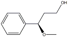 [R,(+)]-3-Methoxy-3-phenyl-1-propanol Struktur