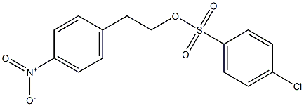 4-Chlorobenzenesulfonic acid 4-nitrophenethyl ester Struktur