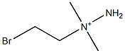 1-(2-Bromoethyl)-1,1-dimethylhydrazinium Struktur