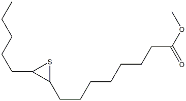 9,10-Epithiopentadecanoic acid methyl ester Struktur