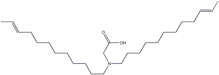 N,N-Di(10-dodecenyl)glycine Struktur