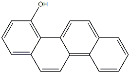 Chrysen-4-ol Struktur