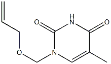 1-(2-Propenyloxymethyl)-5-methyluracil Struktur