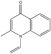 2-Methyl-1-vinyl-4(1H)-quinolone Struktur