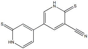 3-Cyano-1,2-dihydro-5,4'-bipyridine-2-thione Struktur