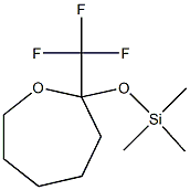 2-(Trifluoromethyl)-2-(trimethylsiloxy)oxepane Struktur