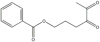 6-(Benzoyloxy)hexane-2,3-dione Struktur