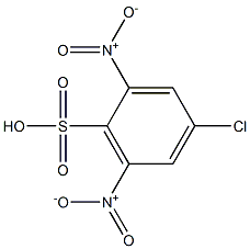 4-Chloro-2,6-dinitrobenzenesulfonic acid Struktur