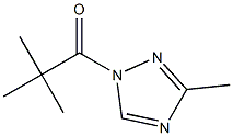 1-(2,2-Dimethylpropionyl)-3-methyl-1H-1,2,4-triazole Struktur