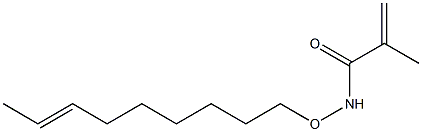 N-(7-Nonenyloxy)methacrylamide Struktur