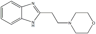 2-(2-Morpholinoethyl)-1H-benzimidazole Struktur