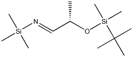 (S)-2-(tert-Butyldimethylsilyloxy)-N-(trimethylsilyl)propane-1-imine Struktur