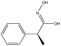 [S,(+)]-2-Phenylpropanehydroximic acid Struktur