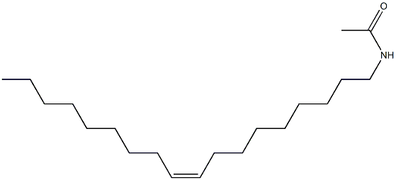 N-[(9Z)-9-Octadecenyl]acetamide Struktur