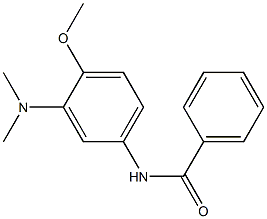 3'-Dimethylamino-4'-methoxybenzanilide Struktur