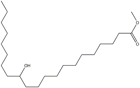 13-Hydroxyhenicosanoic acid methyl ester Struktur