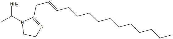 1-(1-Aminoethyl)-2-(2-tetradecenyl)-2-imidazoline Struktur