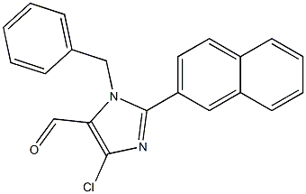 1-Benzyl-4-chloro-2-(2-naphtyl)-1H-imidazole-5-carbaldehyde Struktur