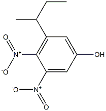 5-sec-Butyl-3,4-dinitrophenol Struktur