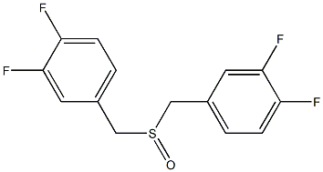 3,4-Difluorophenyl(methyl) sulfoxide Struktur