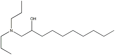 1-Dipropylamino-2-decanol Struktur