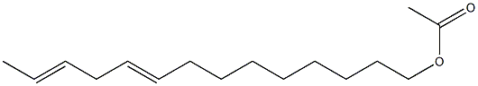 9,12-Tetradecadien-1-ol acetate Struktur