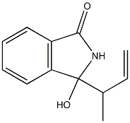 3-(3-Buten-2-yl)-3-hydroxy-2H-isoindol-1(3H)-one Struktur