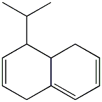 1,4,4a,5-Tetrahydro-4-isopropylnaphthalene Struktur