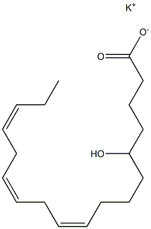 5-Hydroxylinoleic acid potassium salt Struktur